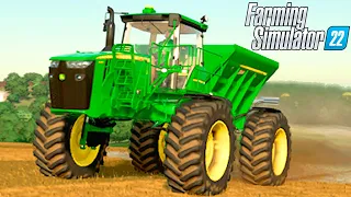 JOHN DEERE ESPALHANDO CALCÁRIO NA LAVOURA | Farming Simulator 22 | Recanto Mineiro - Episódio 19