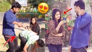 Boy staring at beautiful girls 😍 prank with twist 🤣 | T Rajnish Prank | Epic reactions