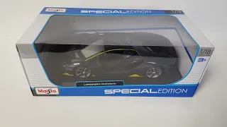 (Undboxing) Maisto car 1/18 Lamborghini Centenário