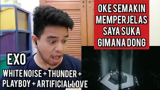 Guru Vocal Komentari EXO - WHITE NOISE + THUNDER + PLAYBOY + ARTIFICIAL LOVE (Reaction)