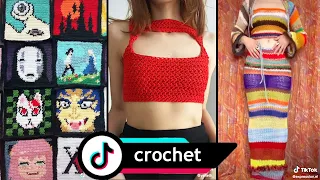 #350 TIKTOK CROCHET FASHION COMPILATION