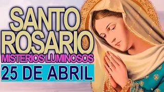 ROSARIO DE HOY Jueves 25 de Abril 📿 Oracion a la Virgen María