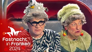 Waltraud und Mariechen im Skilift | Fastnacht in Franken 2024 | BR Kabarett & Comedy