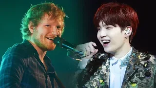 Suga Revealed a Song to Ed Sheeran, Hinting For a possible Collaboration - BTS X Ed Sheraan