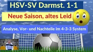 HSV Darmstadt 1 1 neue Saison, altes Leid