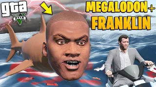MEGALODON FRANKLIN COM PODERES no GTA 5 Mods ! (ÉPICO)