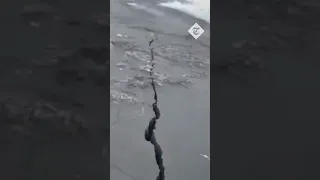 Aerial footage shows Kilauea eruption in Hawaii