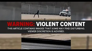 Video shows suspect firing multiple shots into Columbus police cruiser on I-71
