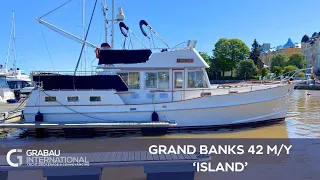 1996 GRAND BANKS 42 MY 'Island' | Motor Yacht for sale with Grabau International