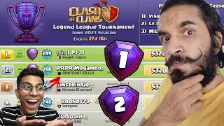 PAPA MOGAMBO gave me impossible challenge in LEGEND LEAGUE (Clash of Clans)