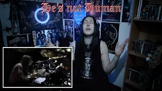 Black Metal Drummer react to Nils 'Dominator' Fjellström -1349 - Celestial Deconstruction [drumcam]