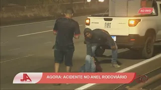 Exclusivo ! Equipe da Alterosa flagra acidente no Anel Rodoviário