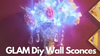 Dollar Tree DIY using a funnel  YES A CAR OIL FUNNEL CHECK OUT HOW ✨️Glam DIY WALL SCONCES ✨️