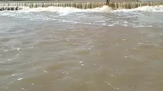 PASSAGEM MOLHADA NO RIO SERIDÓ, ÁGUA PARA A BARRAGEM BOQUEIRÃO