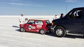 Racing at the Bonneville Salt Flats