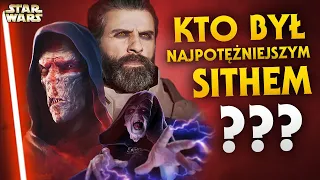 Kto był najpotężniejszym Sithem w historii? Dlaczego G. Lucas go nie uznawał? Star Wars Ciekawostki