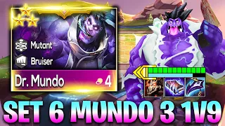 NEW SET 6 MUNDO 3 1V9 ⭐⭐⭐ TFT SET 6 PBE I Teamfight Tactics emilyywang