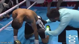 ZHANKOSH TURAROV VS ABDUMONEM SAID (1st RD TKO) BRUTAL JAB TO THE BODY! DA KAZAKH KID IS BACK!