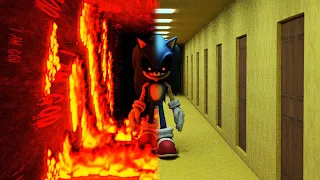 SONIC.EXE in the BACKROOMS! (Found Footage) | Animated Short