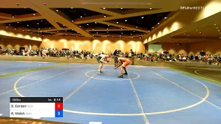 160 Lbs Prelims - Brian Gordon, Tech Squad Wrestling Club Vs Rocco Welsh, Young Guns Wrestling Clu