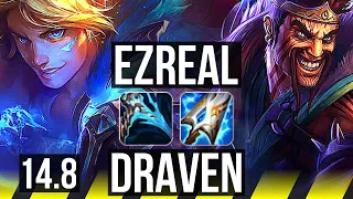 EZREAL & Vel'Koz vs DRAVEN & Ashe (ADC) | 16/4/13, 500+ games | BR Grandmaster | 14.8