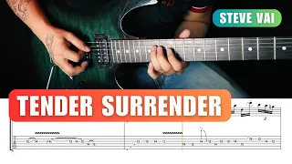 Steve Vai - Tender Surrender Guitar Lesson With Guitar Tab