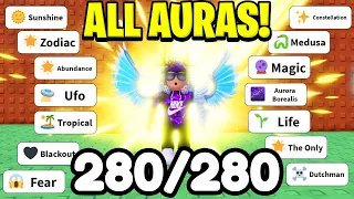 HOW TO GET ALL 280 AURAS IN Roblox AURA CRAFT! (ALL RECIPES)