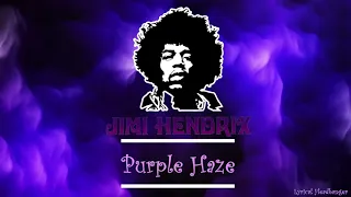 The Jimi Hendrix Experience - Purple Haze (Lyric Video) #lyrics #jimihendrix