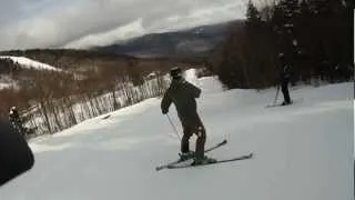 Contour ROAM 2 snowboarding at Cannon Mt. NH PART 2