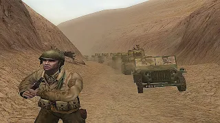 Battle of Kasserine Pass - Tunisia - Call of Duty 2 Big Red One
