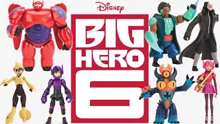 DISNEY BIG HERO 6 COMPLETE SET HIRO BAYMAX GO GO FRED WASABI HONEY LEMON