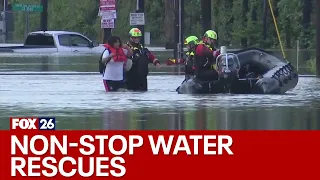 Cleveland area sees non-stop water rescues from flooding