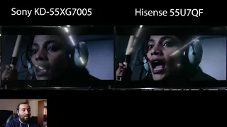 Sony KD 55XG7005 VS Hisense 55U7QF
