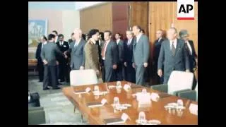 YUGOSLAVIA: Gaddafi arrives