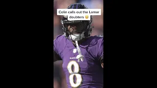 🤔😵 Why Colin Cowherd thinks Lamar Jackson is Elite | #Shorts