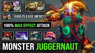 MONSTER JUGGERNAUT Brutal Slash God 100% Max Effect Attack Speed EZ Counter Alchemist Carry DotA 2