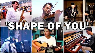 Who Played It Better: Shape Of You (Sax, Piano, Violin, Guitar, Accordion, Cello)