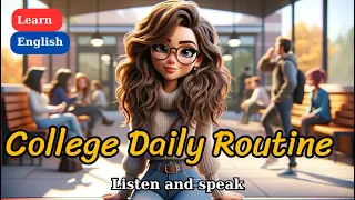 Improve Your English | College Daily Routine | English Listening Skills | Speaking Skills Everyday