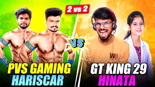 😂 GAMING TAMIZHAN x HINATA vs PVS x HARISCAR PRO Tamilnadu Youtuber| Funny Clash Squad Tips & Tricks