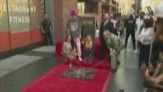Avril Lavigne receives a star on the Hollywood Walk of Fame