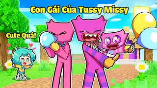 YUMMIE 1 NGÀY TRỞ THÀNH CON GÁI CỦA TUSSY MISSY TRONG MINECRAFT*TUSSY MISSY CÓ CON 😍🤩🌷