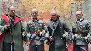 1/6 WW2 Action Figure Collection - Karl Rudolf - Erwin Rommel - Erich von Manstein - Heinz Guderian