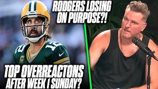 What's The Biggest Overreaction After The First Sunday Of The 2021 NFL Season? | Pat McAfee Reacts