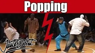 Popping Quarter Final - Juste Debout 2006 - Popula & J.Rock vs. Salah & Iron Mike