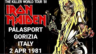 Iron Maiden - Palasport, Gorizia, Italy, 02 apr 1981