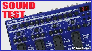 BOSS ME - 90B Sound Test By Keng Bassist