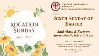 Sixth Sunday of Easter (Year B)