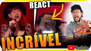 JENNIE LENA Sings KATY PERRY, MICHAEL JACKSON, CELINE DION and killed it - Marcio Guerra Reacting