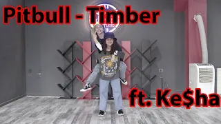 Pitbull - Timber ft. Ke$ha easy kid dance / zumba choreography