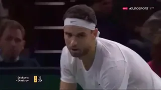 Novak Djokovic vs Grigor Dimitrov Highlights Paris Masters 2019